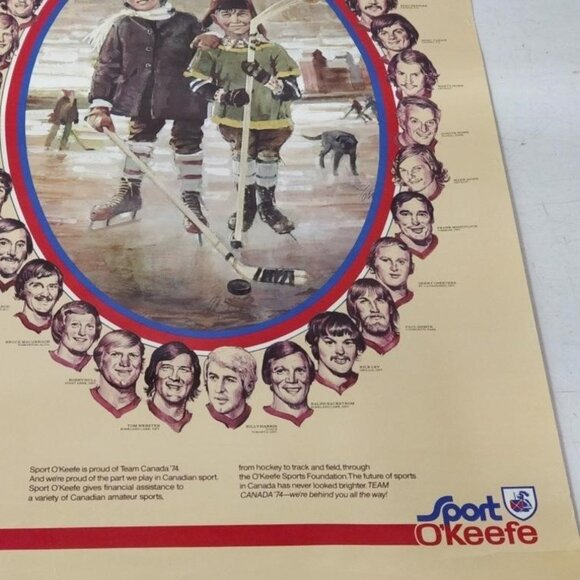 Vintage Team Canada 1974 vs. Russia Hockey Poster - Picture 5 of 6